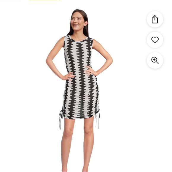 ๐ Mesh Coverup Dress abstract - Picture 9 of 12